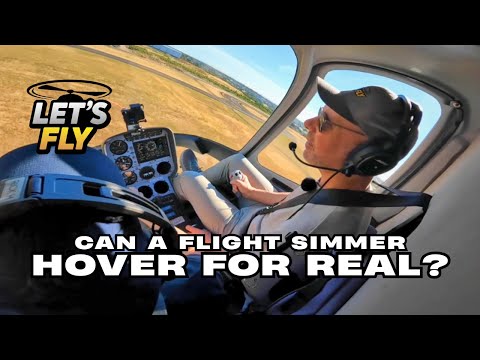 Can a Flight Simmer Hover a Real Helicopter?