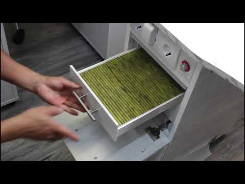 Notos I - Nageltisch + Staubabsaugung/Bàn nail + máy hút bụi/Nails table + dust extraction