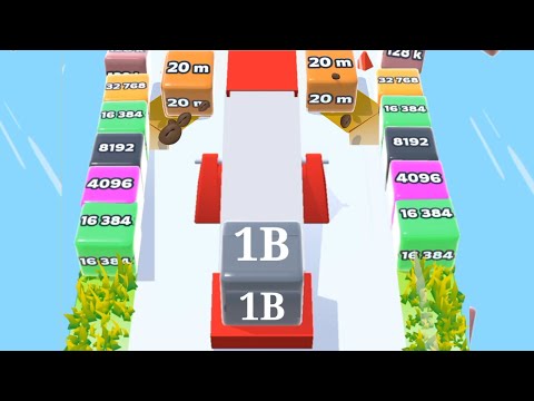 Jelly Run 2048 | jelly run 2048 merge block ball 3d highest score ( 1024,2048,4096,8192,...1B ) #10