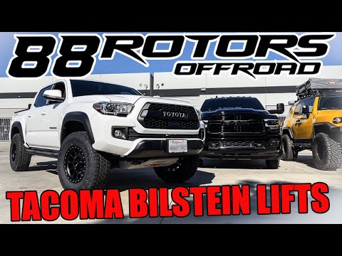 TACOMA BILSTEIN 5100, 6112, 5160 SHOCKS, LIFTED 4X4 TRD OFFROAD