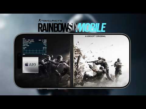 Rainbow Six Mobile iPhone 17 - Gameplay & Performance Test