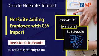 NetSuite Adding Employee with CSV Import 