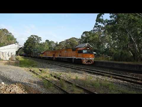 Late running PN Steel Train 3PM4 passes through Balhannah - 31/01/2020