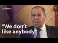 Exclusive: Sergey Lavrov, Russia's Foreign Minister, on Skripals, Trump 'kompromat' claims and OPCW