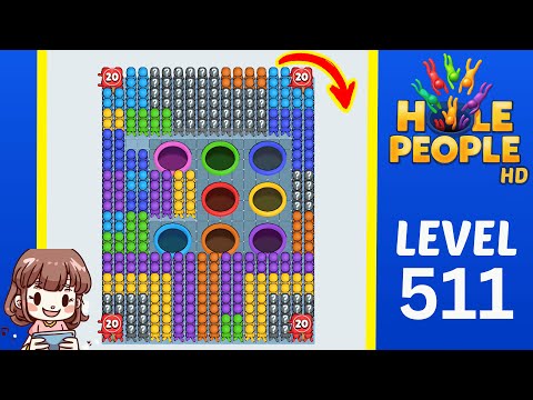 Hole People Level 511 Solution Walkthrough