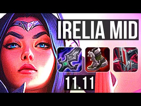 IRELIA vs VEL'KOZ (MID) | 10/1/2, 6 solo kills, 1100+ games, Legendary | EUW Diamond | v11.11
