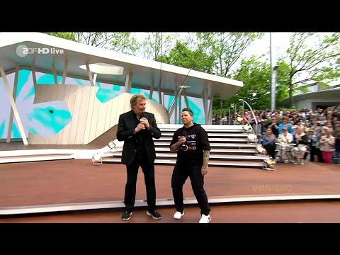 Kerstin Ott & Howard Carpendale im ZDF-Fernsehgarten, 05.05.2024)