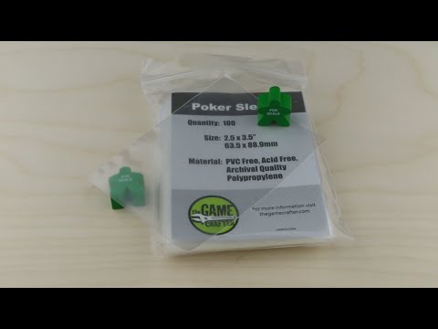 Poker Sleeve Pack (100) video