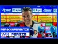PERSCONFERENTIE | Robin van Persie schuift voor de laatste keer aan