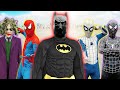 TEAM SPIDER-MAN vs BAD GUY TEAM | The SKILL of BAT MAN ( Live Action ) || HOMIC