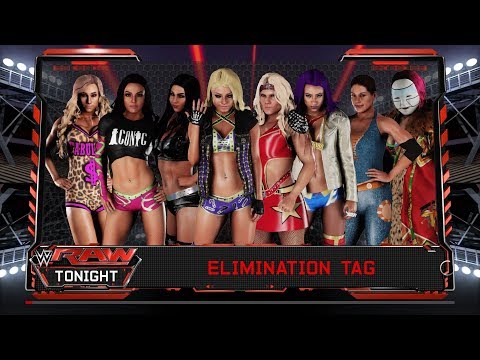 WWE 2K18 - Team Alexa Bliss VS Team Beth Phoenix