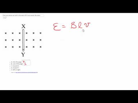 Inducing an Emf in Moving Conductor