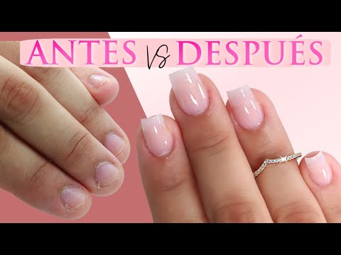 TRANSFORMACIÓN de Uñas MORDIDAS con Acrílicas PRESS ON