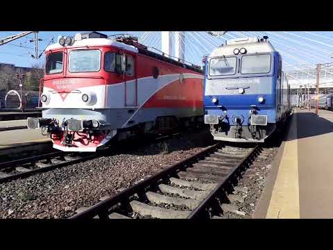 Activitate feroviara in Gara Bucuresti Nord