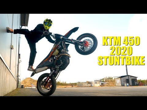 KTM 450 2020 Stunt Supermoto Review and Testride