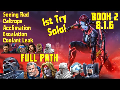 Scytalis Solo | MCOC Act 8.1.6 Seeing Red + Caltrops + Acclimation + Escalation + Coolant Leak