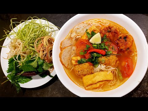 Fully Loaded Bun Rieu (Vietnamese Crab and Tomato...