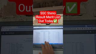 Pdf 📢 SSC Steno Result 2025✅ How to Check/Download SSC Stenographer Grade C and D Result 2025✅ Merit