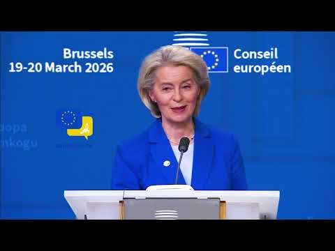 Video Thumbnail: Ursula von der Leyen: EU Inc., Single Market Reform & Industrial Push to Boost Competitiveness!