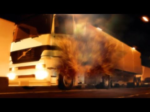1999 Mont Blanc Tunnel Fire - Animation