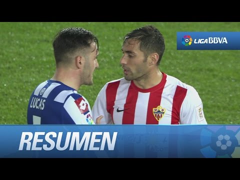 Resumen de UD Almería (0-0) Deportivo de la Coruña