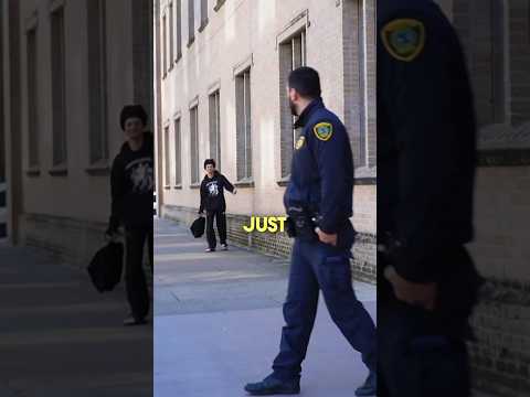 Fake Robber Asks Cop for Banks Directions Prank😂 via:@AshAlkk #pranks #ashalk