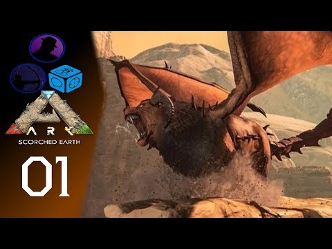 Let's Play ARK Survival Evolved Scorched Earth - Ep. 1 - Finally Together!