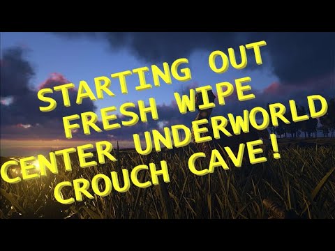 Claiming Center Under World Modded Crouch Cave! ARK PVP