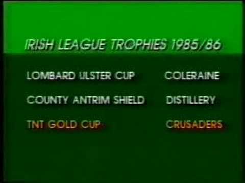 Linfield 1985/86 season highlights