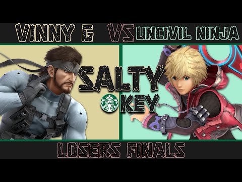 Vinny G (Snake) vs Uncivil Ninja (Shulk) - Losers Finals - Salty Key #212 - SSB Ultimate