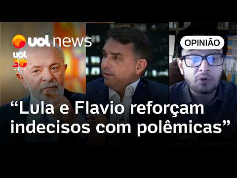 Lula e Flavio Bolsonaro reforçam indecisos com polêmicas, diz cientista político