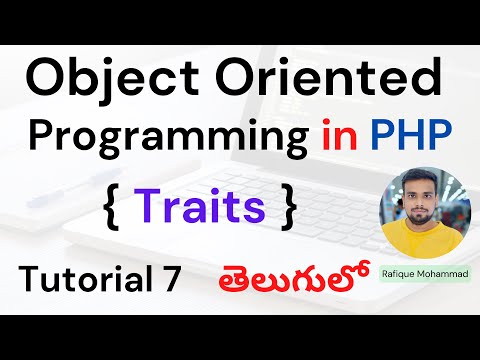 Object Oriented Programming in PHP Tutorial 1 | Class Object Constructor Destructor | తెలుగులో OOP