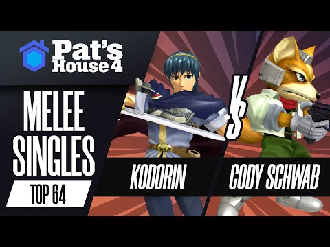 KoDoRiN vs. Cody Schwab - Pat's House 4 - Melee Singles - Winners Quarters