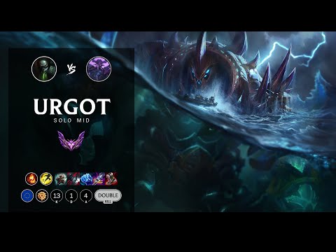 Urgot Mid vs Kassadin - EUW Master Patch 12.7