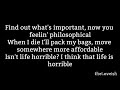 Lil Peep Life Is Beautiful HQ Lyrics