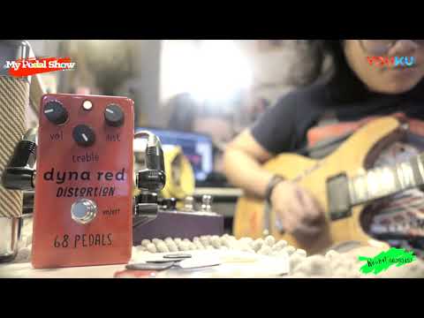 68pedals dyna red distortion pedal handmade by Bin,price included tax from CN to USA image 6