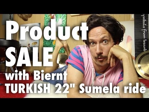 Product Sale with Biernt - Turkish 22" Sumela ride Cymbal