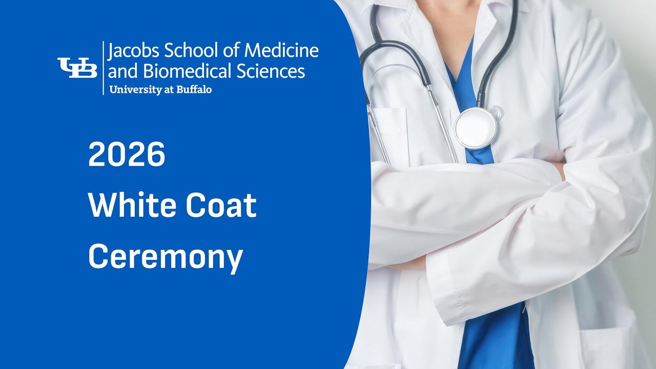 Video of the 2026 White Coat Ceremony for Jacobs School of Medicine and Biomedical Sciences