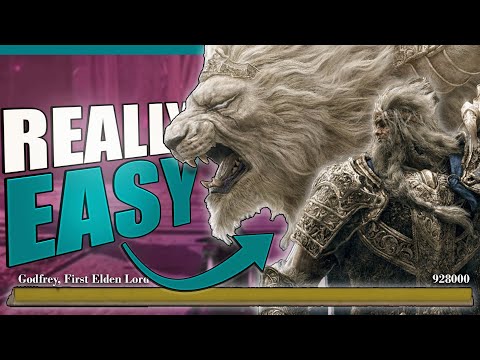 The BEST Way To Cheese GODFREY / HOARAH LOUX In Elden Ring - DEFEAT IN 3 MINUTES!