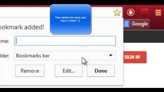 Simple Video Ep.1 - More Bookmarks on Google Chrome