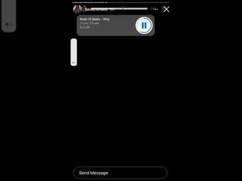 Bedo previews new music on IG