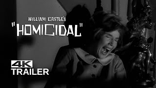 HOMICIDAL Theatrical Trailer [1961] Glenn Corbett, Joan Marshall