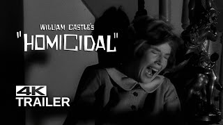 HOMICIDAL Theatrical Trailer [1961] 4K Glenn Corbett, Joan Marshall