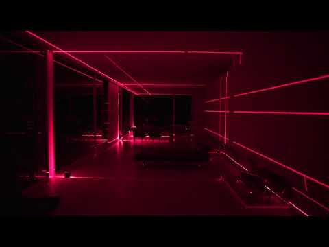 Geometry of Light at Farnsworth House by Luftwerk and Iker Gil