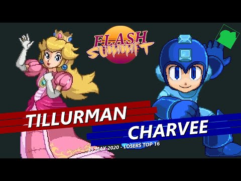 Tillurman (Falco, Peach) vs Charvee (Rayman, Megaman, Lloyd) - Losers Top 16 - Flash Summit