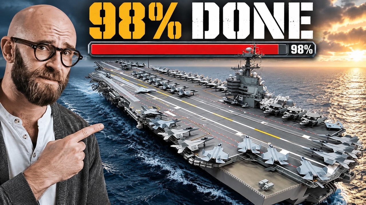 USS John F. Kennedy: America's New Carrier Is $13 Billion and Still Not Finished...