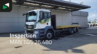 MAN TGS 26.480 6X2 7,50m Open Platform Manual Lift-Axle Euro 6 platform truck for sale - Image 4 | Autoline PK MAN TGS 26.480 6X2 7,50m Open Platform Manual Lift-Axle Euro 6 platform truck | Image 4 - Autoline