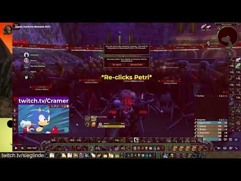 A Naxxramas speedrun in Hardcore WoW goes completely wrong