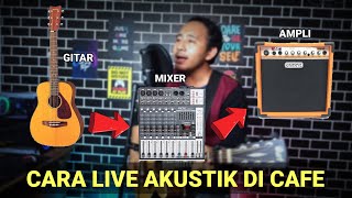 Download lagu Cara live akustik di cafe seperti trisuaka | Mixer ashley premium 4 tutorial mp3