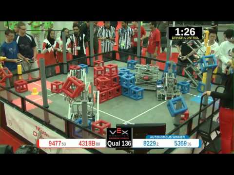 2015 VRC Math Q136 - 9477 4318B vs 8229 5369 - 19 to 74 - VEX Worlds 2015 - Math Division